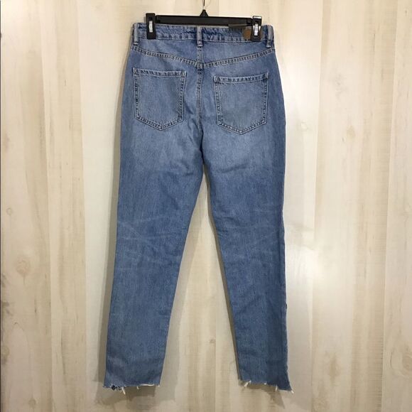 Garage Distressed MOM Straight Leg Jeans New With Tag Size 5 Junior - Picture 3 of 9